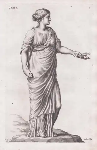 Ceres - Ceres / Mythologie mythology / antiquity Antike / sculpture statue Statue Skulptur / Altertum