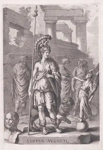 Virtus Augusti -  Augustus / Roman emporer Kaiser / sculpture statue / Roman antiquity / Altertum Antike
