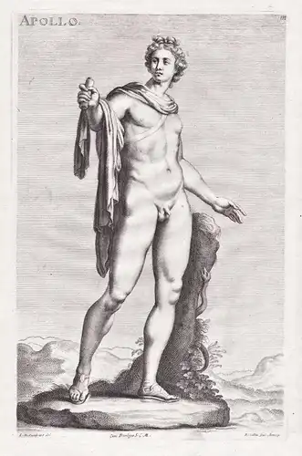 Apollo - Apollon / Mythologie Mythology / sculpture statue Statue Skulptur / Roman antiquity Römische Antike