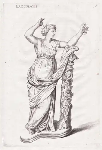 Bacchans - Bacchus woman / Mythologie mythology / antiquity Antike / Altertum / sculpture statue Statue Skulpt