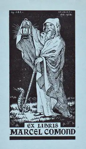 Ex Libris Marcel Comond - Exlibris ex-libris bookplate