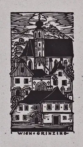 Wien - Erinzing - Exlibris ex-libris bookplate