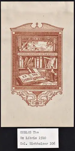 Ex Libris - The Cobles - Exlibris ex-libris Ex Libris / Wappen coat of arms / armorial bookplate