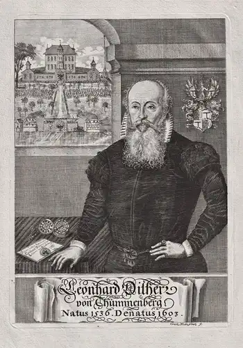 Leonhard Dilher - Leonhard Dilher von Thummenberg (1536-1603) Kaiserlicher Rat Schloß Thumenberg Portrait