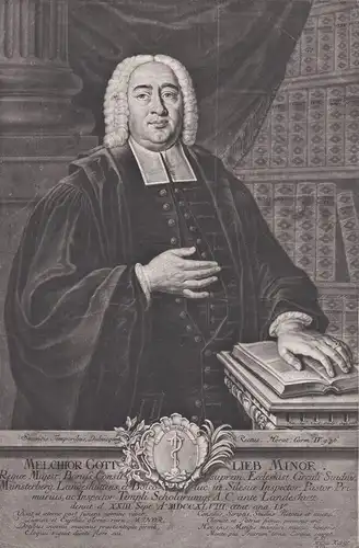 Melchior Gottlieb Minor - Melchior Gottlieb Minor (1693-1748) Theologe Universität Halle Schweidnitz Liegnitz