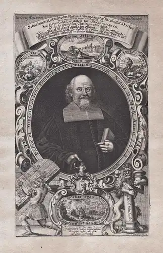 Sebastianus Gottefriedus Starkius... - Sebastian Gottfried Starcke (1668-1710) Orientalist Hebraist Bibliothek