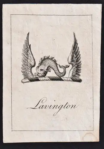 Lavington - East Lavington House West Sussex Exlibris ex-libris Ex Libris bookplate