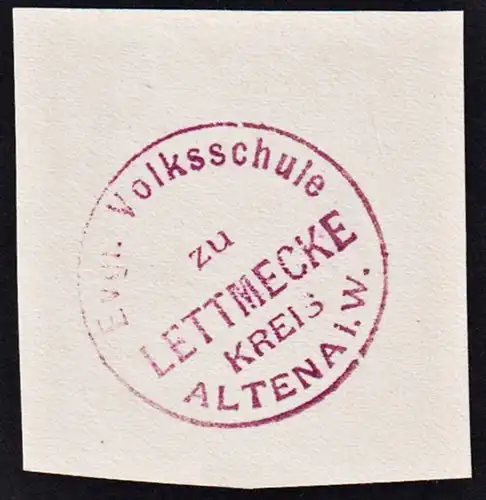 Lettmecke Kreis - Exlibris Stempel ex-libris Ex Libris bookplate stamp