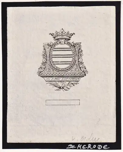 Nancy - Exlibris ex-libris Ex Libris / armorial bookplate Wappen coat of arms