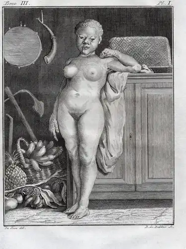 Pl. I - nude Albino woman / Frau