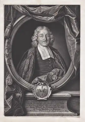 Herr Johann Balthasar Güllmann - Johann Balthasar Güllmann (1637-1714) Augsburg Nürnberg Kaufmann Silberhä