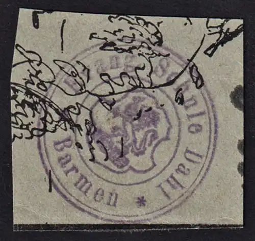 Evang. Schule Dahl Barmen - Exlibris Stempel ex-libris Ex Libris bookplate stamp