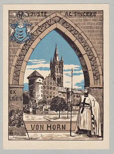 Ex Libris von Horn - Exlibris ex-libris Ex Libris bookplate