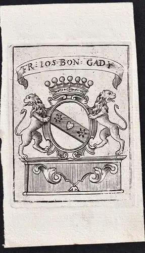 Gady - Schweiz Suisse Exlibris ex-libris Ex Libris armorial bookplate Wappen coat of arms
