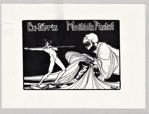 Ex Libris Mailath Antal - Hungary Ungarn Exlibris ex-libris Ex Libris bookplate