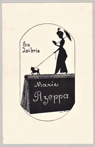 Ex Libris Marie Rzeppa - Exlibris ex-libris Ex Libris bookplate