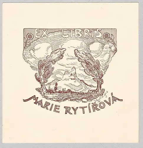 Ex Libris Marie Rytirova - Exlibris ex-libris Ex Libris bookplate