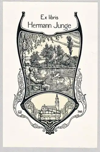 Ex Libris Hermann Junge - Exlibris ex-libris Ex Libris bookplate
