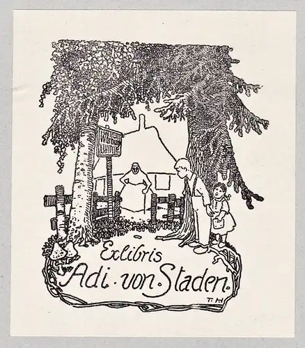 Ex Libris Adi von Staden - Exlibris ex-libris Ex Libris bookplate