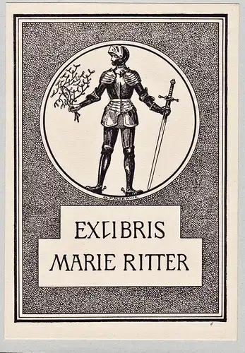 Ex Libris - Marie Ritter - Exlibris ex-libris Ex Libris bookplate