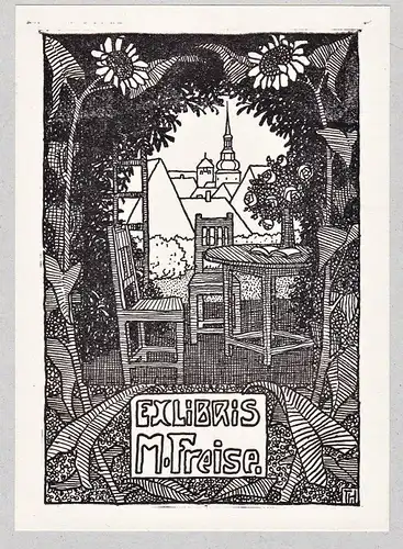 Ex Libris M. Freise - Exlibris ex-libris Ex Libris bookplate