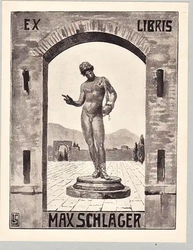 Ex Libris Max Schlager - Exlibris ex-libris Ex Libris bookplate