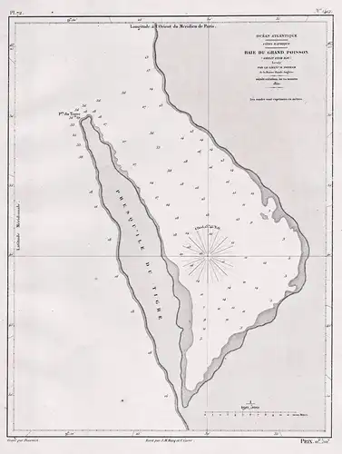 Baie du Grand Poisson - Great Fish River South Africa / Africa Afrika Afrique / sea chart map Marine