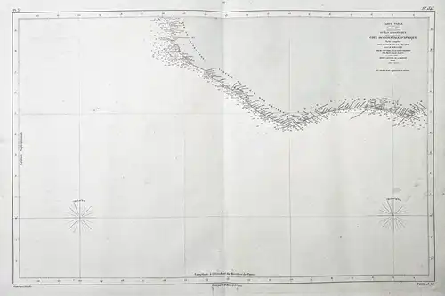 Cote occidentale d'Afrique - Partie comprise entre les Iles de Los et le Cap Coast - Sierra Leone Cote d'Ivoir
