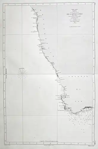 Cote occidentale d'Afrique - Partie comprise entre le Cap Cross et le Cap des Aiguilles - Cape Cross Namibia S