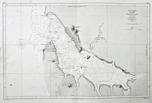 Fleuve du Gabon - Ogooué River Gabon Gabun / Africa Afrika Afrique / sea chart map Marine