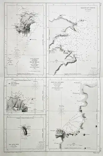 Ile du Prince / Baie de San-Antonio / Mouillage de San-Antonio / Ile Anno-Bom / Baie Das-Agulhas ou de l'ouest