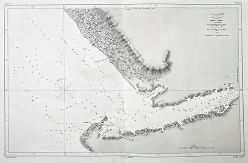 Rio Congo - Congo River Kongo Fluss Pointe Bulabemba / Africa Afrika Afrique / sea chart map Marine