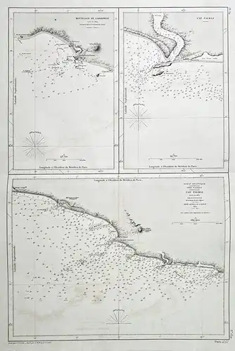 Mouillage de Garroway / Cap Palmas / Cap Palmas - Cape Palmas Liberia / Africa Afrika Afrique / sea chart map