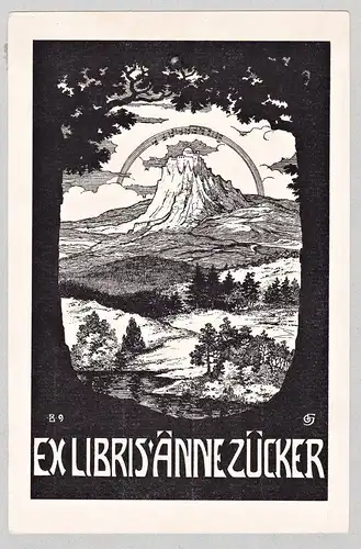 Ex Libris Anne Zucker - Exlibris ex-libris Ex Libris bookplate