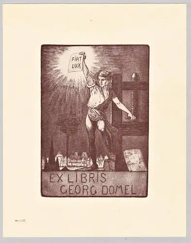 Ex Libris Georg Domel - Exlibris ex-libris Ex Libris bookplate