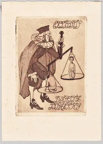 Ex Libris Fritz Stransky - Exlibris ex-libris Ex Libris bookplate