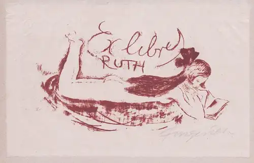 Ex Libris Ruth - Exlibris ex-libris Ex Libris bookplate