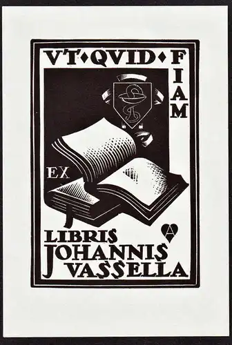 Ex Libris Johannis Vassella - Exlibris ex-libris Ex Libris bookplate