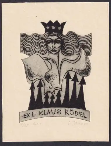 Ex L. Klaus Rödel - Exlibris ex-libris Ex Libris bookplate