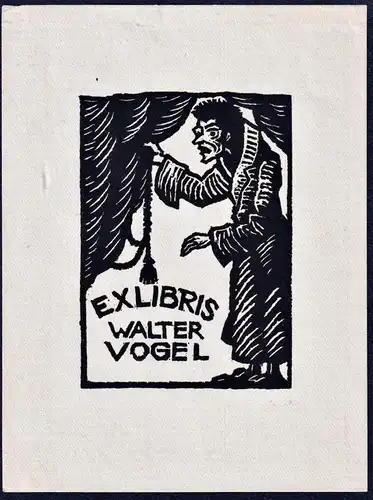 Ex Libris Walter Vogel - Exlibris ex-libris Ex Libris bookplate