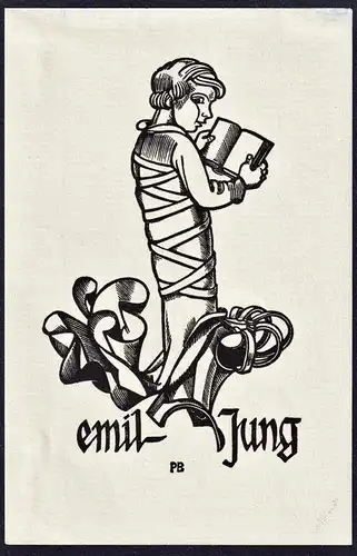 Emil Jung - Exlibris ex-libris Ex Libris bookplate