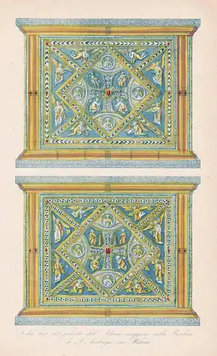 I due latti del paliotto dell'Altare maggiore nella Basilica di S. Ambrogio a Milano - Basilica di Sant'Ambrog