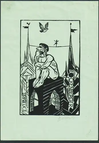 Rockenberger - Exlibris ex-libris Ex Libris bookplate