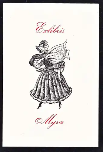 Ex Libris Myra - Exlibris ex-libris Ex Libris bookplate