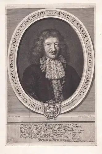 Daniel Welserus - Daniel Welser (1630-1692) Jurist Ratsherr Augsburg Portrait