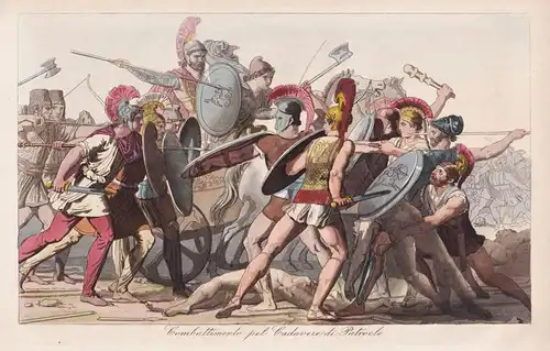 Combattimento pel Cadavre di Patrocle - Battle around the Body of Patroclus Patroklos / Mythologie mythology