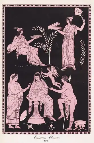 Cerimonie Eleusine Tav. 1. - Mysterien von Eleusis Eleusinian Mysteries / ancient Greece Griechenland