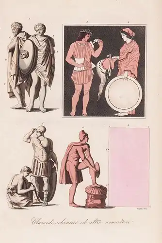 Clamidi, schinieri ed altre armature - Armor Rüstung / ancient Greece Griechenland / Militaria military equip