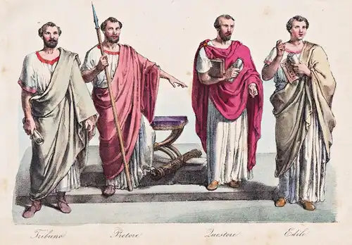 Tribuno / Pretore / Questore / Edile - tribune Praetor questore Aedile / Roman Empire Römisches Reich