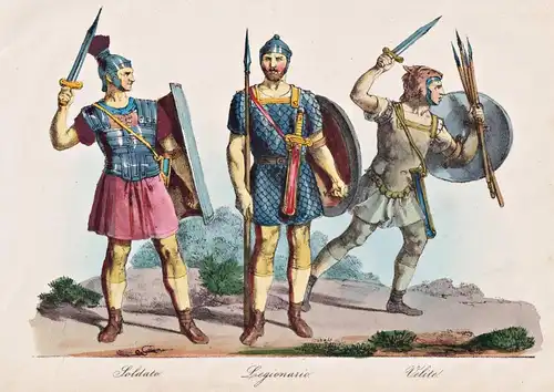 Soldato / Legionario / Velite - Legionär Roman soldiers Soldat / Rome Roman Empire / Römisches Reich / Unifo